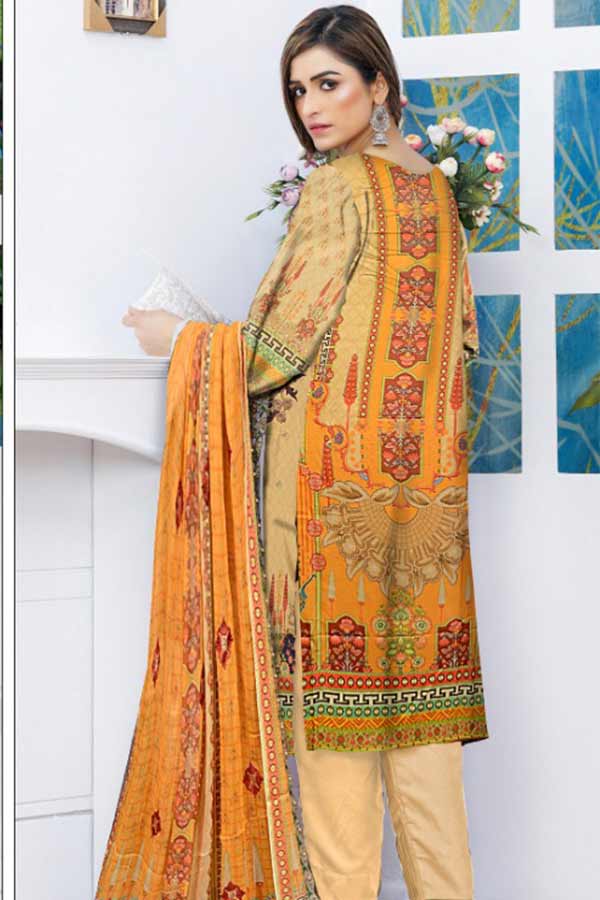 Maira Digital Emb Linen'22 D#8