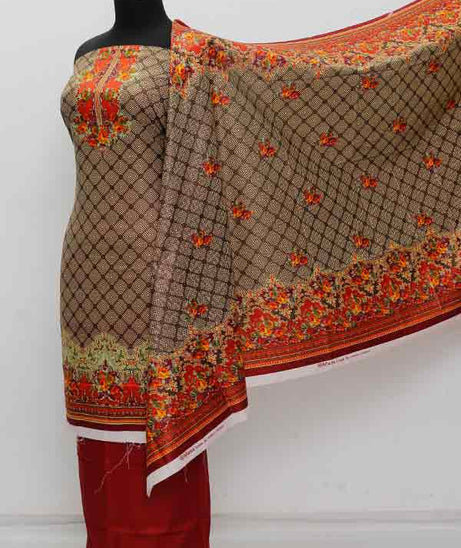 Maira Print Linen`20 D#7404 Red