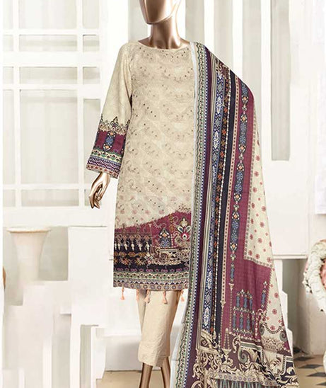 Malva Emb Jacquard Lawn'22 AJ#8
