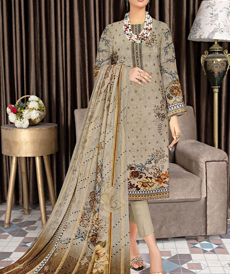 Malva Tahzeeb Emb Lawn`23 D#03