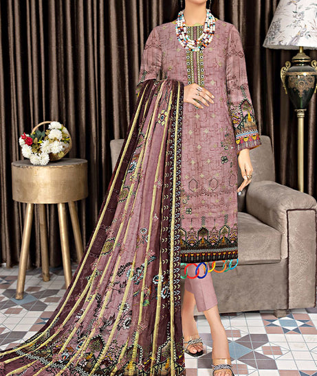 Malva Tahzeeb Emb Lawn`23 D#08