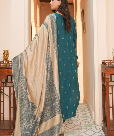 Manizay Bana Dora E/Pashmina Shawl`25 D#3