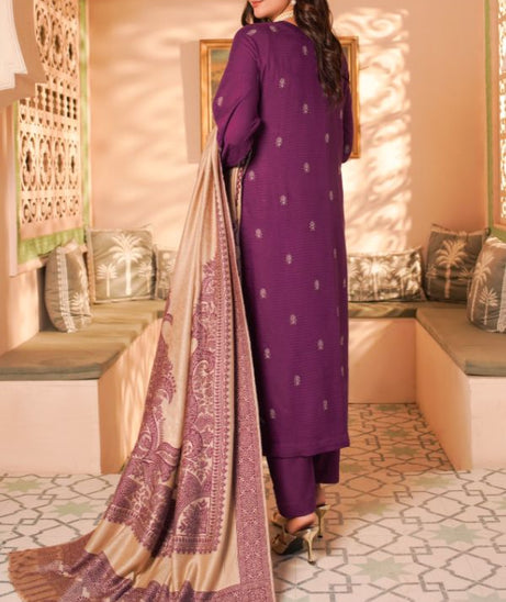 Manizay Bana Dora E/Pashmina Shawl`25 D#4