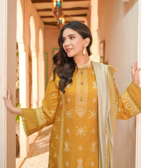 Manizay Bana Dora E/Pashmina Shawl`25 D#5