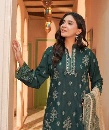 Manizay Bana Dora E/Pashmina Shawl`25 D#6