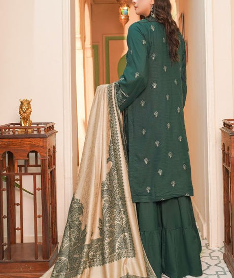 Manizay Bana Dora E/Pashmina Shawl`25 D#6