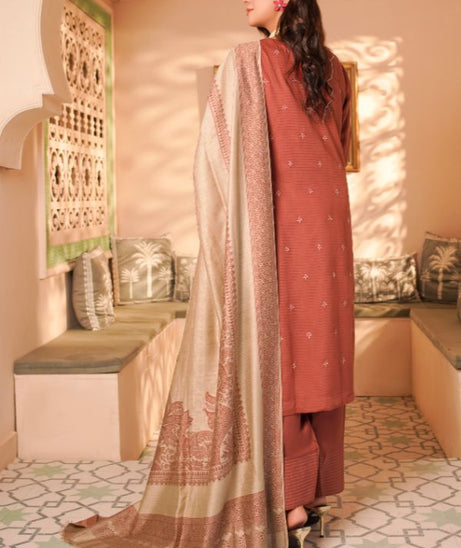 Manizay Bana Dora E/Pashmina Shawl`25 D#2