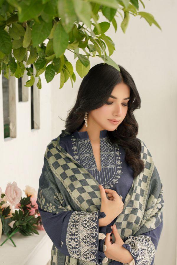 Manizay Premium Emb Dhanak`25 D#1