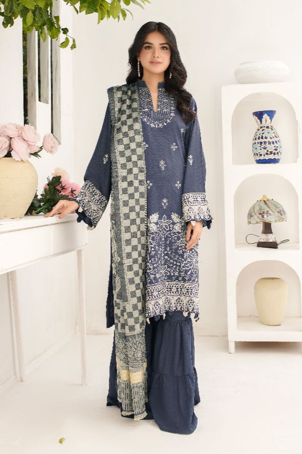 Manizay Premium Emb Dhanak`25 D#1