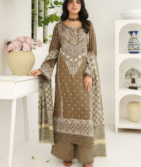 Manizay Premium Emb Dhanak`25 D#3