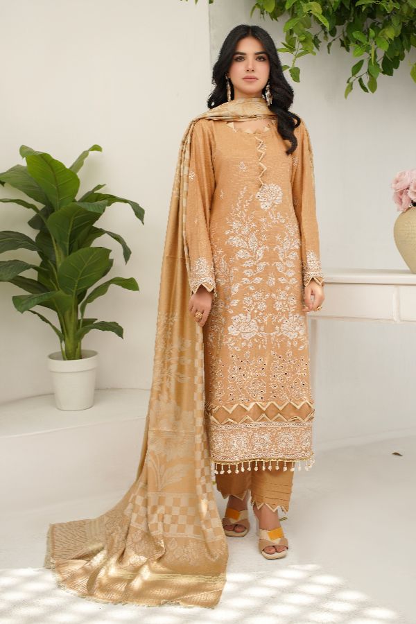 Manizay Premium Emb Dhanak`25 D#6