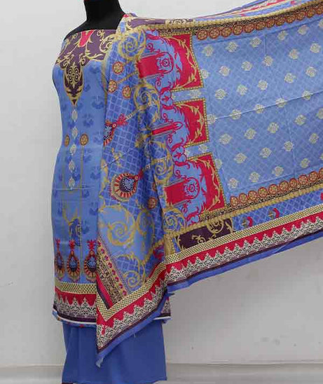 Mannat D/Slub Linen`20 D#01 Blue