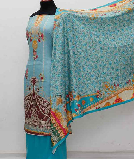 Mannat D/Slub Linen`20 D#11 Ferozi