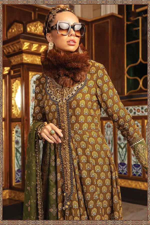 Maria.B Unstitched Linen Collection`21 D#12