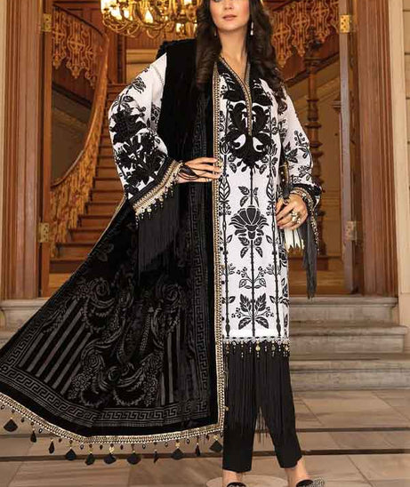 Maria.B Unstitched Linen Collection`21 D#02
