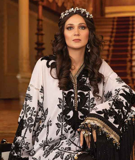 Maria.B Unstitched Linen Collection`21 D#02