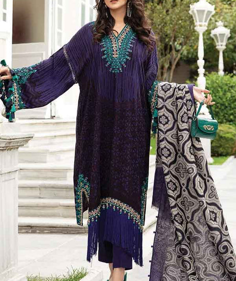 Maria.B Unstitched Linen Collection`21 D#05
