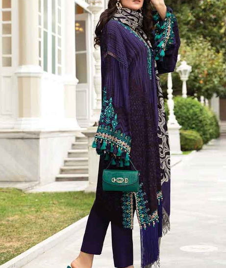 Maria.B Unstitched Linen Collection`21 D#05