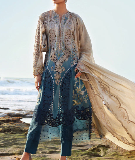 Maria.B Eid Luxury Lawn'25 D#08