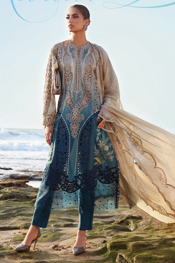 Maria.B Eid Luxury Lawn'25 D#08