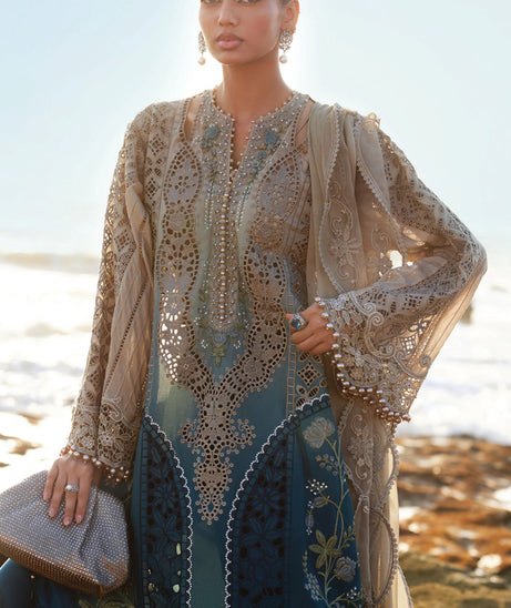 Maria.B Eid Luxury Lawn'25 D#08