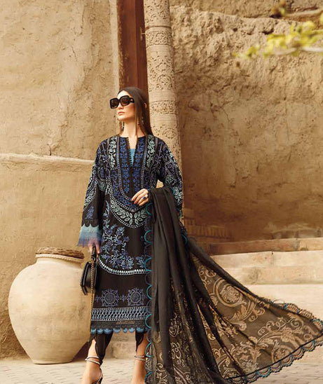 Maria.B Luxe Lawn`23 D#12-B