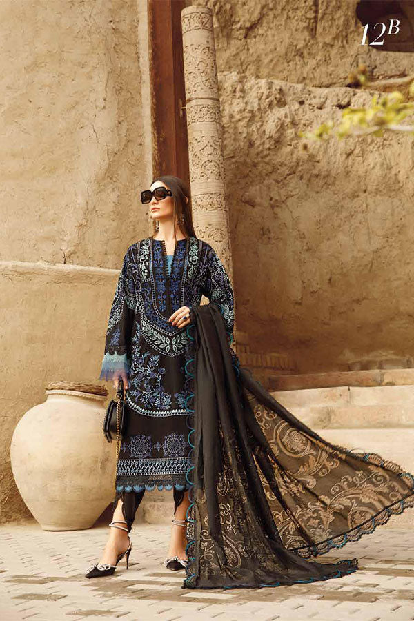 Maria.B Luxe Lawn`23 D#12-B