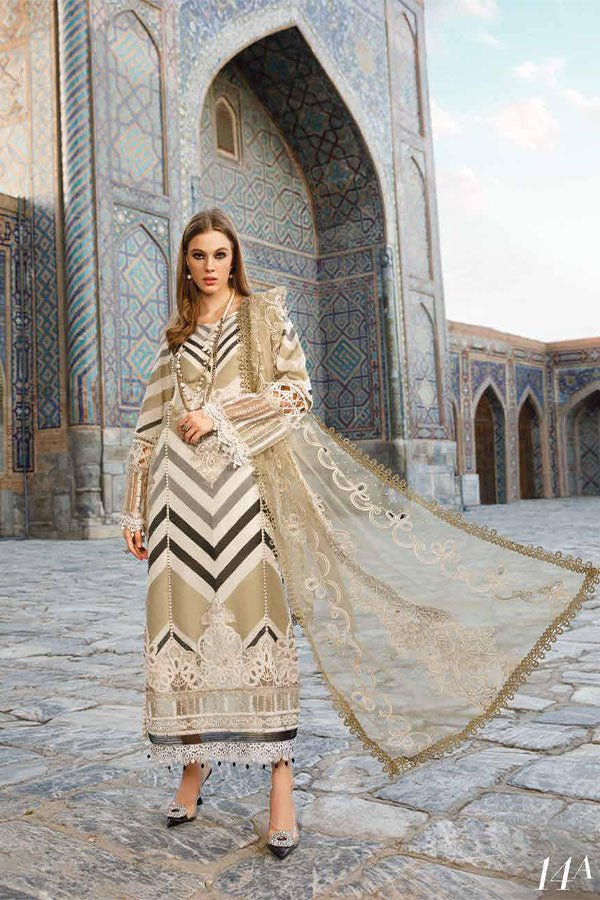 Maria.B Luxe Lawn`23 D#14-A