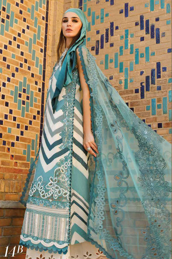 Maria.B Luxe Lawn`23 D#14-B