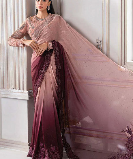 Maria B Mbroidered Unstitched`25 D#01