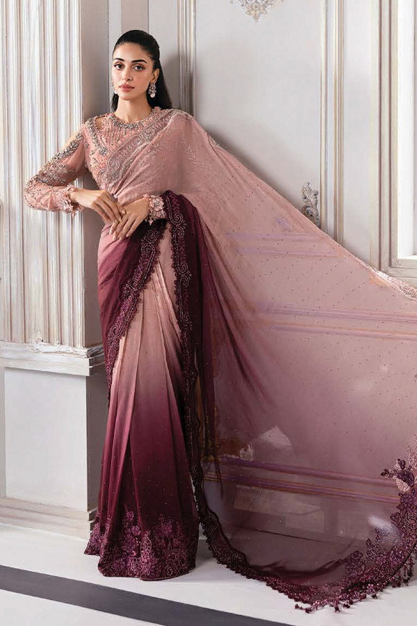 Maria B Mbroidered Unstitched`25 D#01