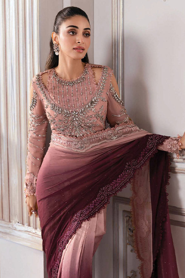 Maria B Mbroidered Unstitched`25 D#01