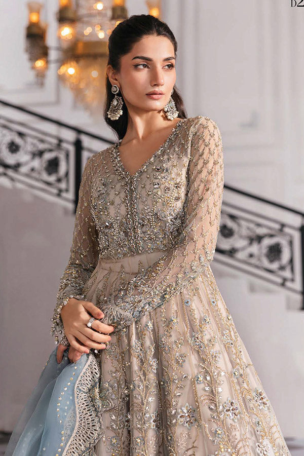 Maria B Mbroidered Unstitched`25 D#02