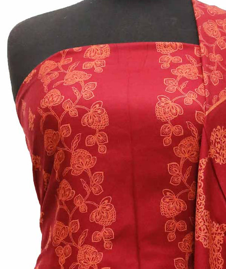 Marina Printed 3Pcs`21 D#92 (Maroon)