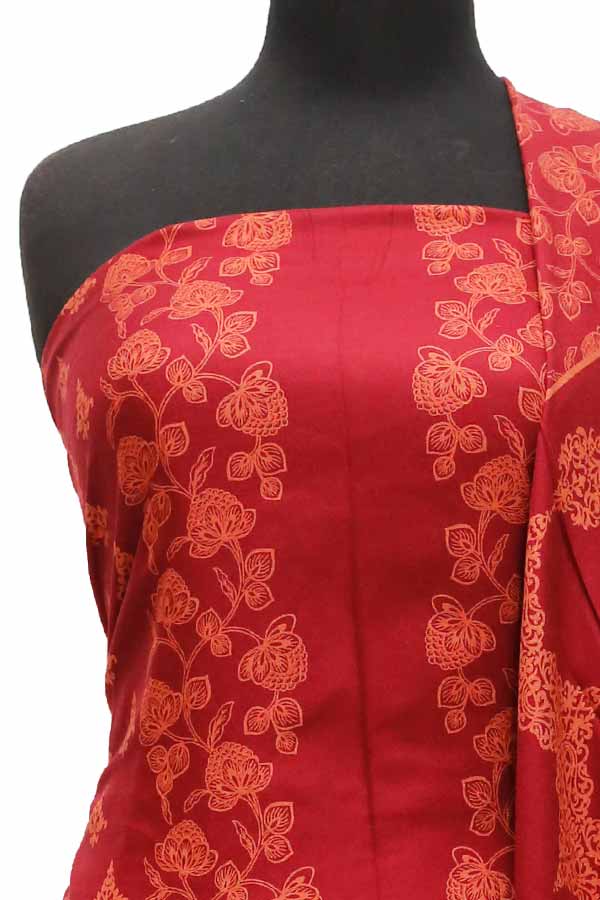 Marina Printed 3Pcs`21 D#92 (Maroon)