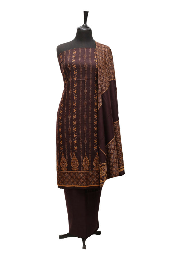 Marina Printed 3Pcs`21 D#97 (Chocolate)