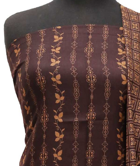 Marina Printed 3Pcs`21 D#97 (Chocolate)