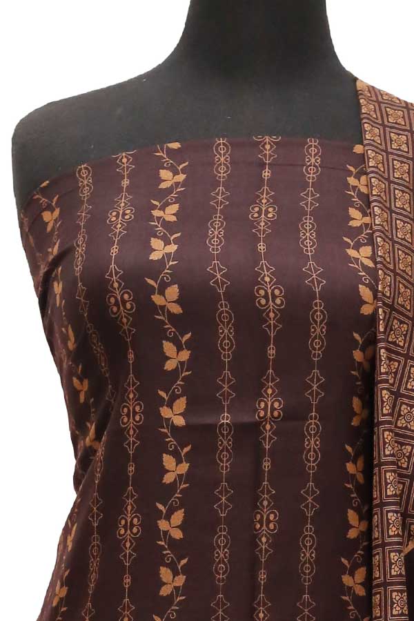 Marina Printed 3Pcs`21 D#97 (Chocolate)