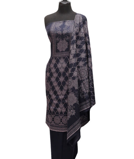 Marina Printed 3Pcs`21 D#100 (Charcoal)