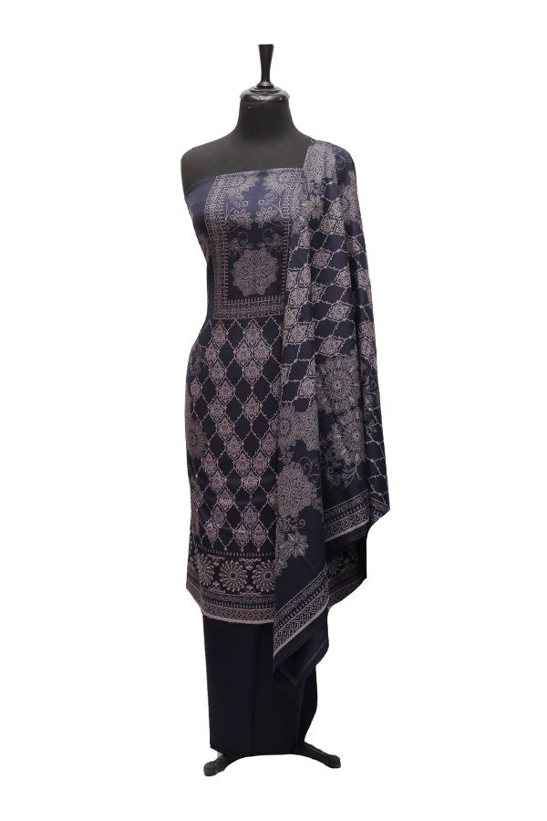 Marina Printed 3Pcs`21 D#100 (Charcoal)