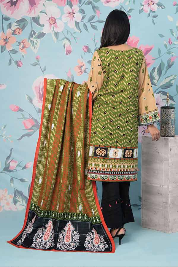 Marinas Print Khaddar'21 MAR#201084 B