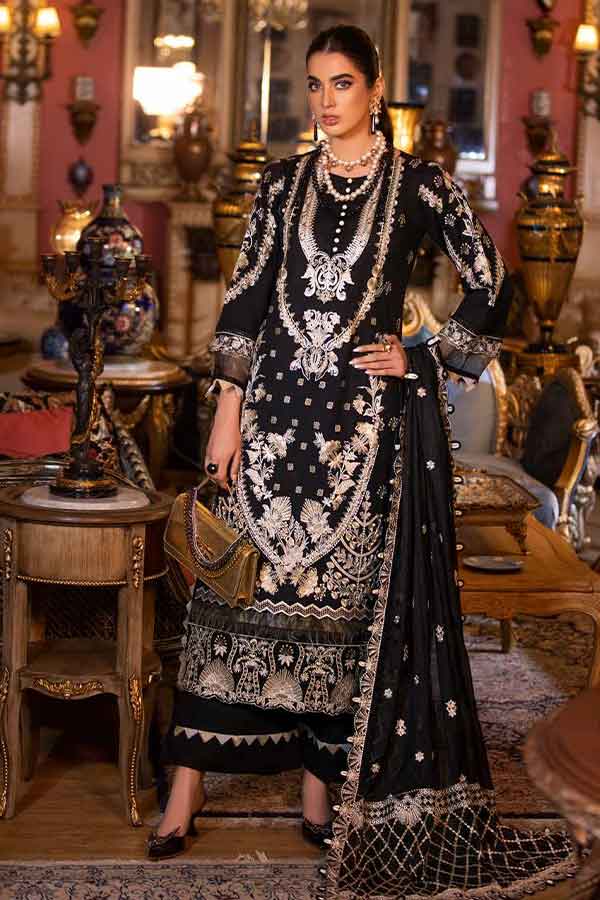 Marjjan Zauq Festive Collection`22 LV#21 (CLASSIC SAFFRON)