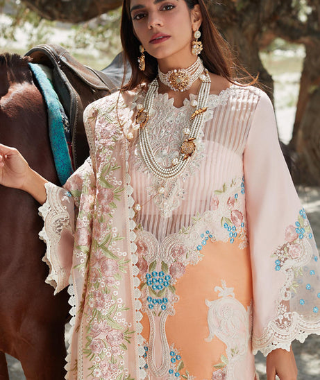 Crimson X Saira Shakira Luxury Lawn `23 D#8B