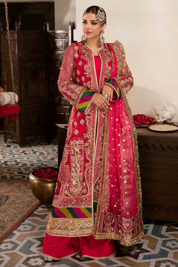 Maryam Hussain Gulaab Wedding Chiffon'22 D#6 (BANO)
