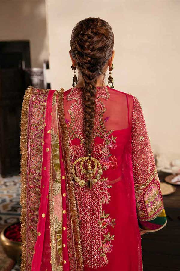 Maryam Hussain Gulaab Wedding Chiffon'22 D#6 (BANO)
