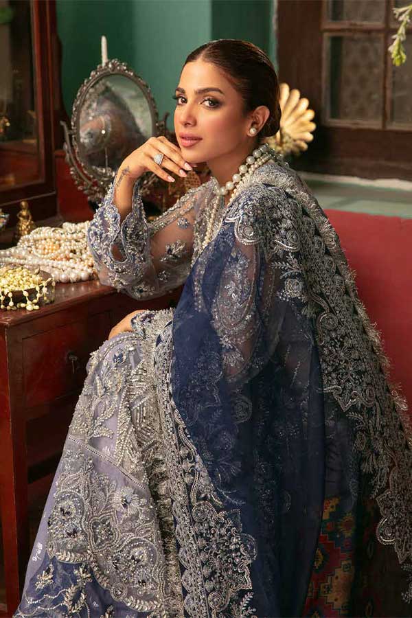 Maryam Hussain Gulaab Wedding Chiffon'22 D#3 (CHANDNI)