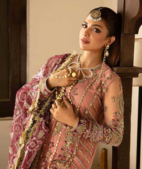 Maryam Hussain Gulaab Wedding Chiffon'22 D#4 (MEHR)
