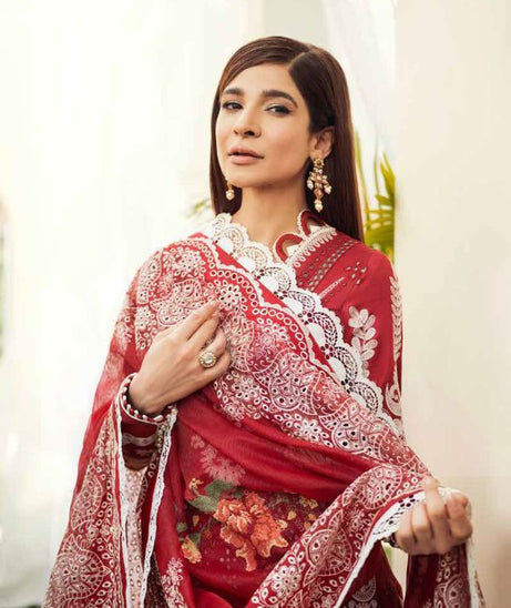 Maryam hussain Luxury Lawn`22 D# 02 NEAL