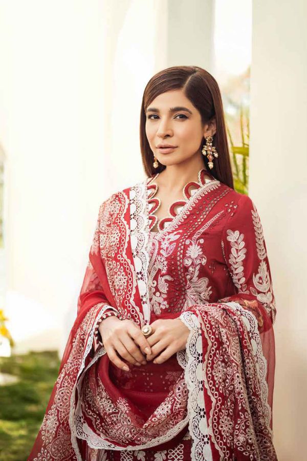 Maryam hussain Luxury Lawn`22 D# 02 NEAL