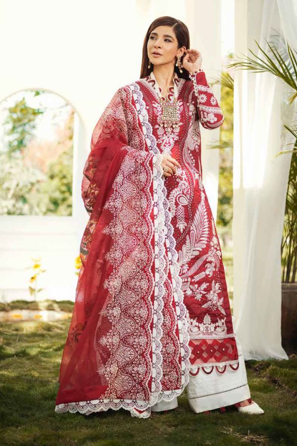 Maryam hussain Luxury Lawn`22 D# 02 NEAL